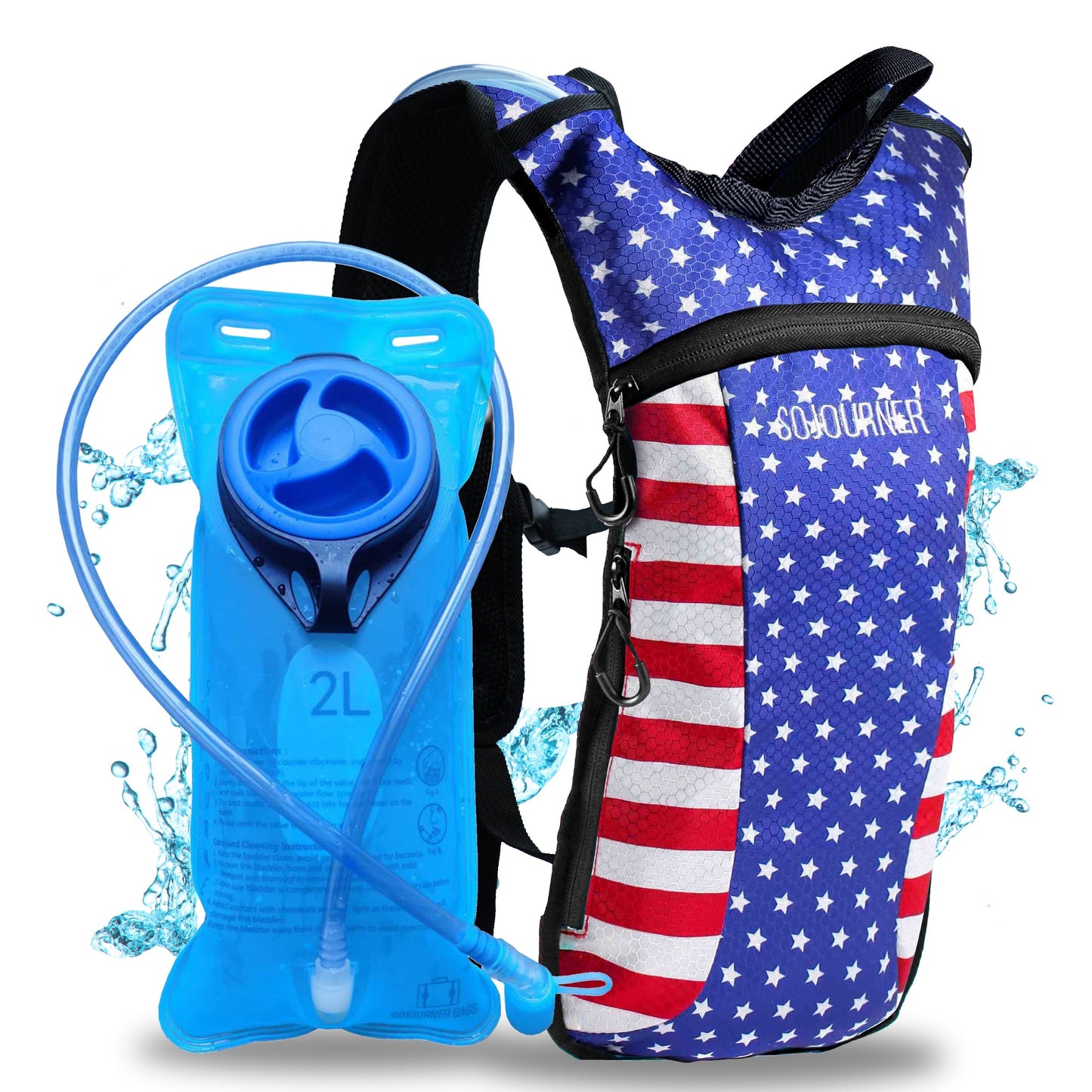 Hype Hydro Reflective Rave Hydration Pack (Small)
