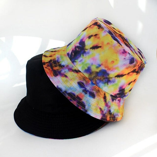 Vibe Vision Tie Dye Reversible Bucket Hat