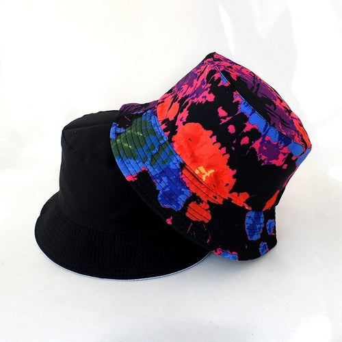Vibe Vision Tie Dye Reversible Bucket Hat