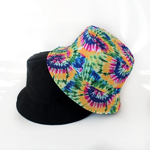 Vibe Vision Tie Dye Reversible Bucket Hat