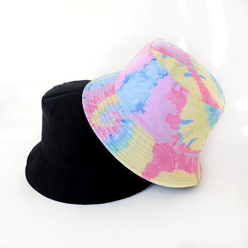Vibe Vision Tie Dye Reversible Bucket Hat