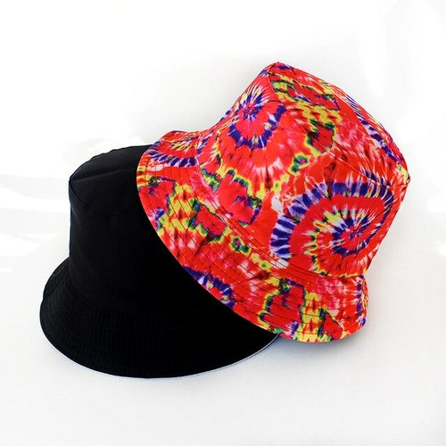 Vibe Vision Tie Dye Reversible Bucket Hat