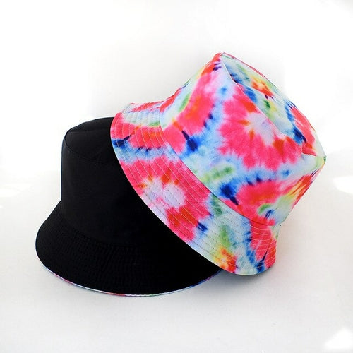 Vibe Vision Tie Dye Reversible Bucket Hat
