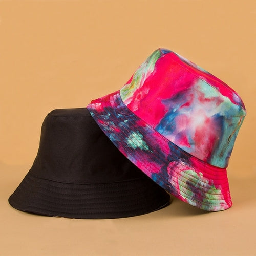 Vibe Vision Tie Dye Reversible Bucket Hat
