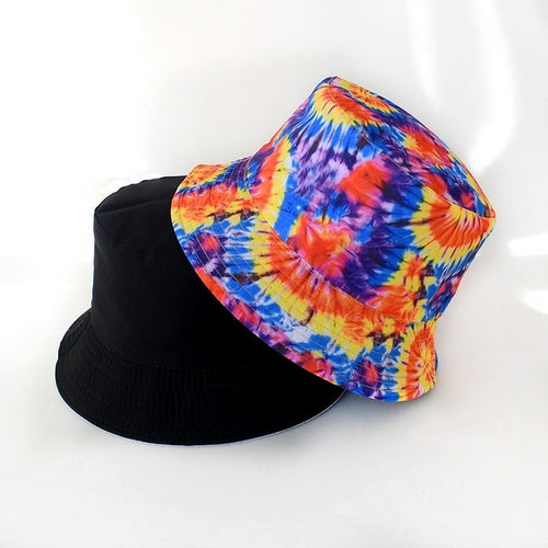 Vibe Vision Tie Dye Reversible Bucket Hat