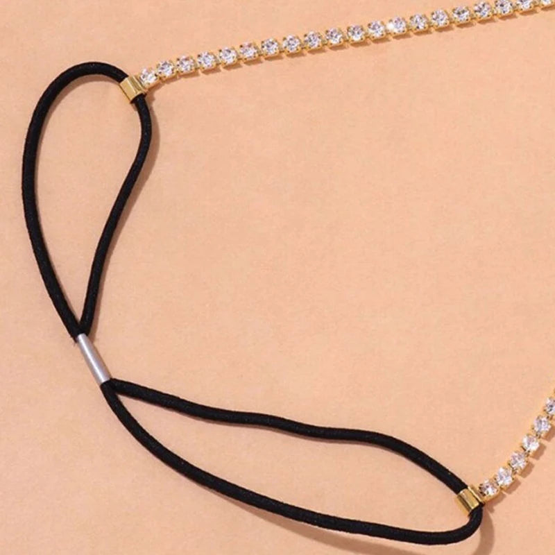 Starlit Strut Rhinestone Thigh Chain
