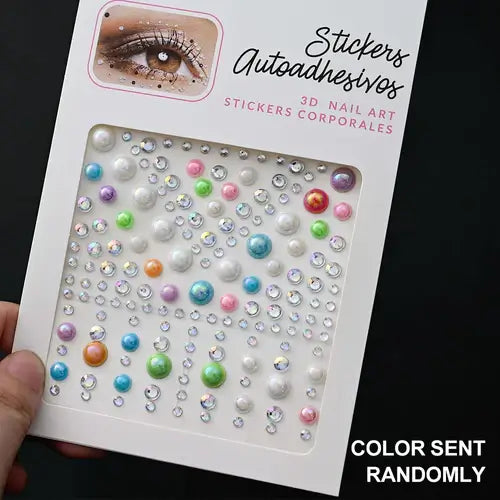 Stargirl Sparkle Gems in various colors and shapes for nail art and festival glam.