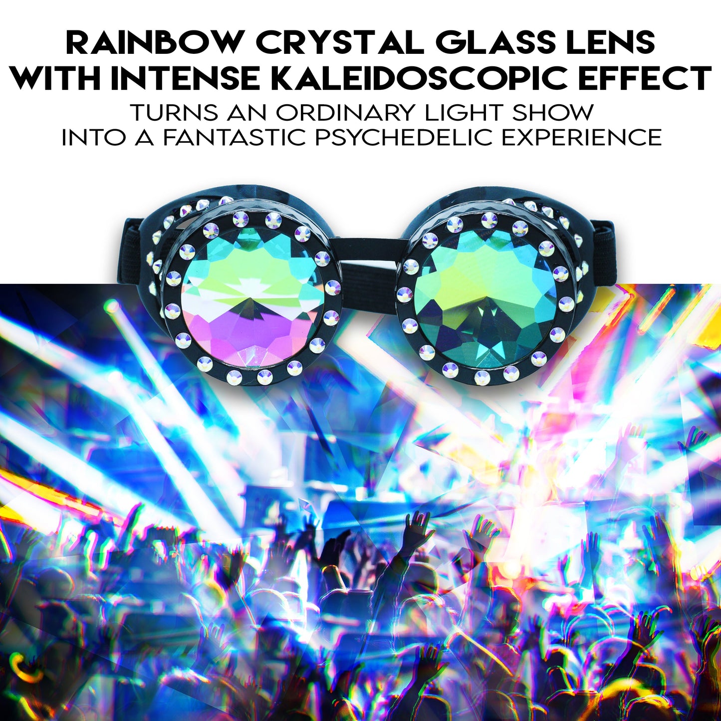 Prism Vision Steampunk Goggles and Kaleidoscope Glasses