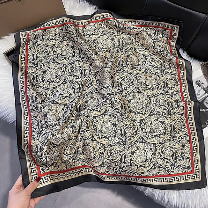 Vintage Luxe Satin Scarf