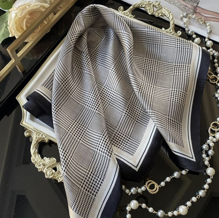 Vintage Luxe Satin Scarf