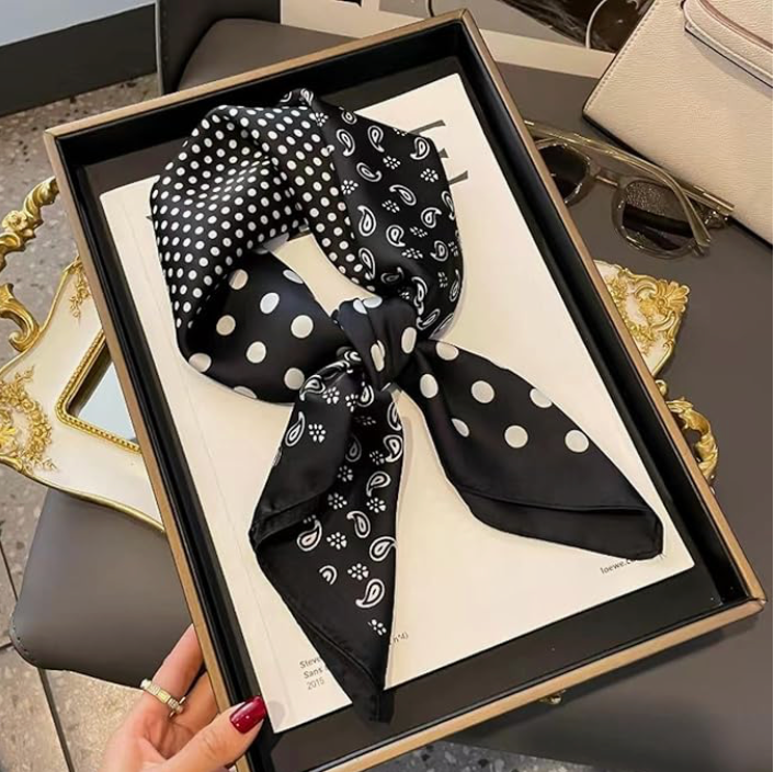 Vintage Luxe Satin Scarf