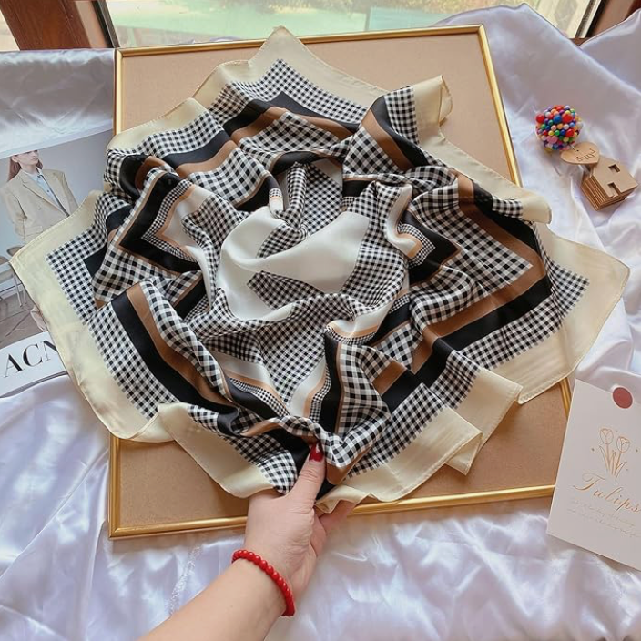 Vintage Luxe Satin Scarf