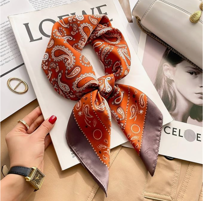 Vintage Luxe Satin Scarf