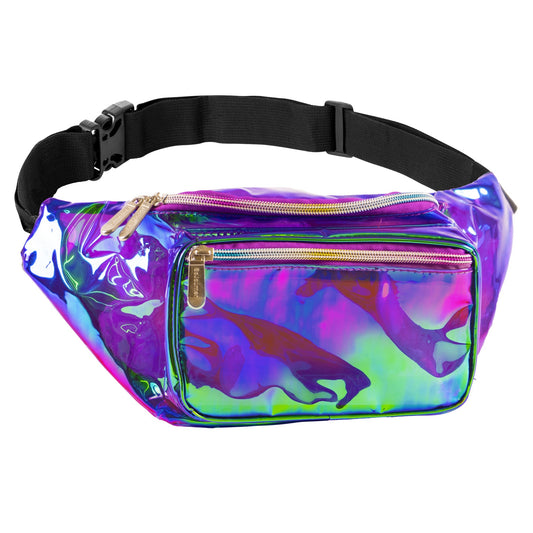 RaveWave Holographic Fanny Pack (3 Pocket)