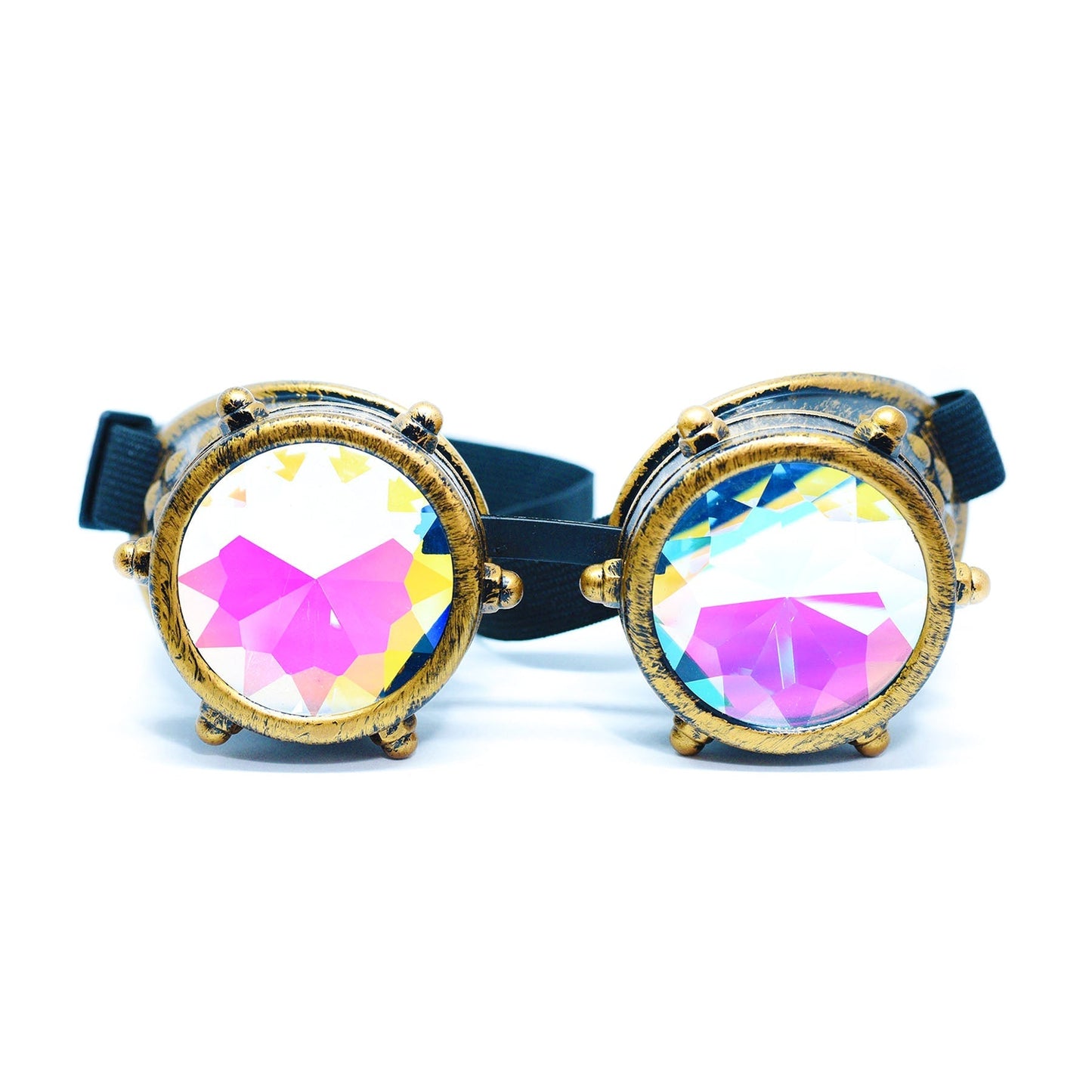 Prism Vision Steampunk Goggles and Kaleidoscope Glasses